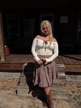 Load image into Gallery viewer, Cotton Gingham Midi Skirt