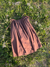 Load image into Gallery viewer, Brown Adjustable Waist Midi Skirt