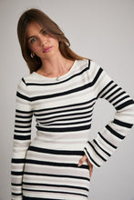 Load image into Gallery viewer, Stripe Sweater Mini Dress
