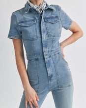 Load image into Gallery viewer, Mary Ann Denim Jumpsuit