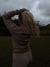 Load image into Gallery viewer, Mocha Stripe Butter Pants