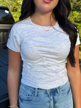 Load image into Gallery viewer, Grey Textured Tee