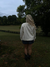 Load image into Gallery viewer, Cream Denim Barn Jacket