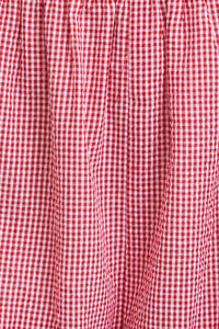 Gingham Strapless Bubble Romper