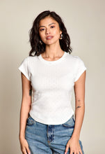 Load image into Gallery viewer, Pointelle Basic Short Sleeve