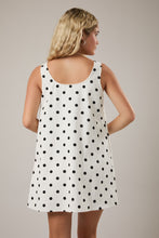 Load image into Gallery viewer, Polka Dot Open Waist Mini Dress