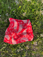 Load image into Gallery viewer, Red Paisley Skirt