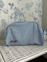 Load image into Gallery viewer, American Honey Gingham Cosmetic Bag