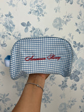 Load image into Gallery viewer, American Honey Gingham Cosmetic Bag