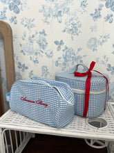 Load image into Gallery viewer, American Honey Gingham Cosmetic Bag