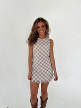 Load image into Gallery viewer, Checkered Mini Dress