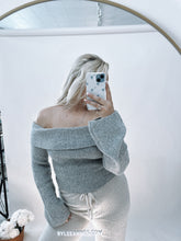 Load image into Gallery viewer, Gray OTS Sweater