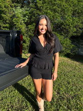 Load image into Gallery viewer, Short Sleeve Smocked Detail Romper