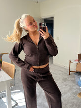 Load image into Gallery viewer, Brown Knit Pants Set