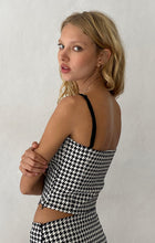 Load image into Gallery viewer, Houndstooth Corset Top