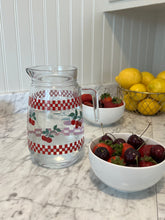 Load image into Gallery viewer, Antique Cherry Checker Pitcher