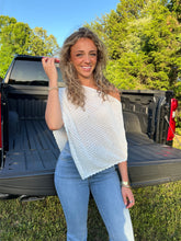 Load image into Gallery viewer, White Knit Poncho