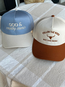 God & Country Music Trucker Hat