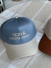 Load image into Gallery viewer, God &amp; Country Music Trucker Hat