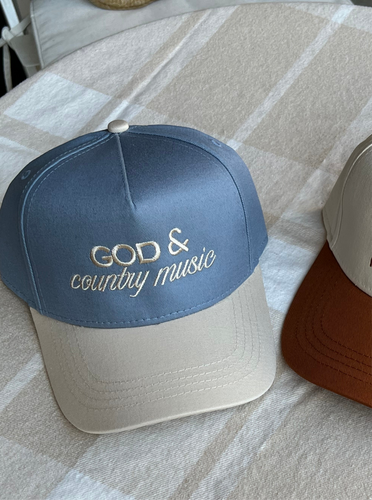 God & Country Music Trucker Hat
