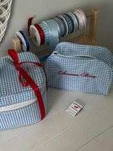 Load image into Gallery viewer, American Honey Gingham Cosmetic Bag