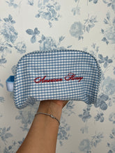 Load image into Gallery viewer, American Honey Gingham Cosmetic Bag