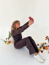 Load image into Gallery viewer, Brown Knit Pants Set