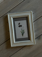 Load image into Gallery viewer, Brown Gingham Floral Print