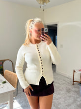 Load image into Gallery viewer, Cream Synched Cardigan