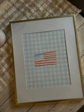 Load image into Gallery viewer, Watercolor American Flag Print