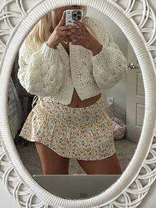 Cotton Mini Skort