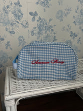 Load image into Gallery viewer, American Honey Gingham Cosmetic Bag