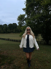 Load image into Gallery viewer, Cream Denim Barn Jacket