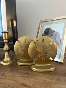 Antique Sand Dollar Bookends