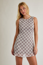 Load image into Gallery viewer, Checkered Mini Dress