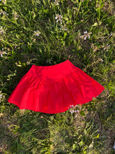 Load image into Gallery viewer, Red Poplin Skort