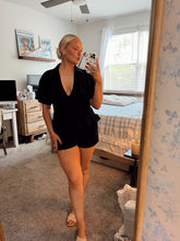 Load image into Gallery viewer, Short Sleeve Smocked Detail Romper