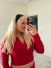 Load image into Gallery viewer, Black Polka Dot Headband