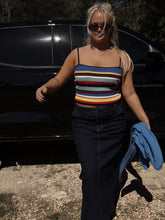 Load image into Gallery viewer, High Rise Denim Maxi Skirt