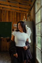 Load image into Gallery viewer, Ribbed Campus Tee - Grey