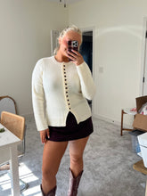 Load image into Gallery viewer, Cream Synched Cardigan