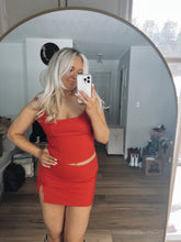 Load image into Gallery viewer, Season Of Red Mini Skirt