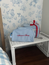 Load image into Gallery viewer, American Honey Gingham Cosmetic Bag