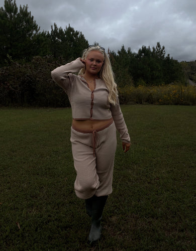 Mocha Stripe Butter Cardigan