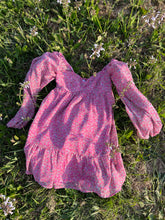 Load image into Gallery viewer, Pink Long Sleeve Floral Dress