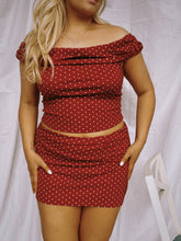 Load image into Gallery viewer, Red Polka Dot Mini Set