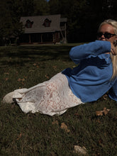 Load image into Gallery viewer, Ocean Blue Oversized Sweater