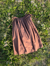 Load image into Gallery viewer, Brown Adjustable Waist Midi Skirt