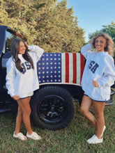 Load image into Gallery viewer, USA Mockneck Matching Short Set