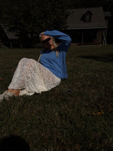 Load image into Gallery viewer, Cream Lace Maxi Skirt